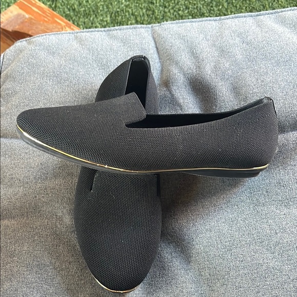 Black Rivet Black Loafers - Picture 2 of 6